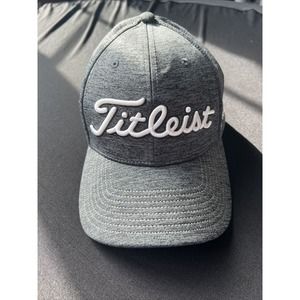 Titleist Tour Elite Hat ProV1 FJ Flex Fit M/L CHARCOAL GRAY Embroidered Logo